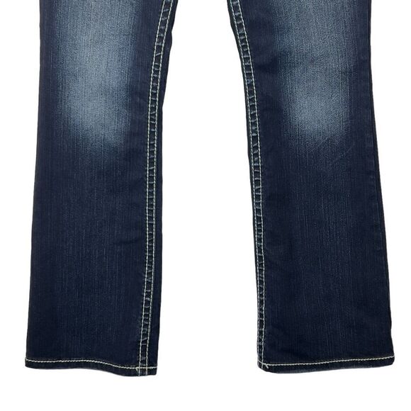 Silver jeans Suki flap Mid Rise Curvy Fit Indigo Wash Bootcut Size W30/L32 - Picture 4 of 16